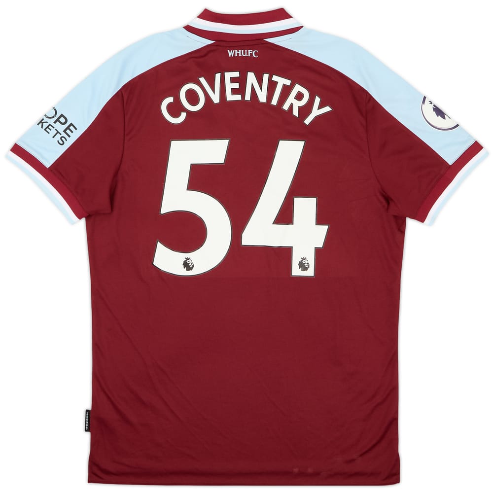 2021-22 West Ham Home Shirt Coventry #54 (L)