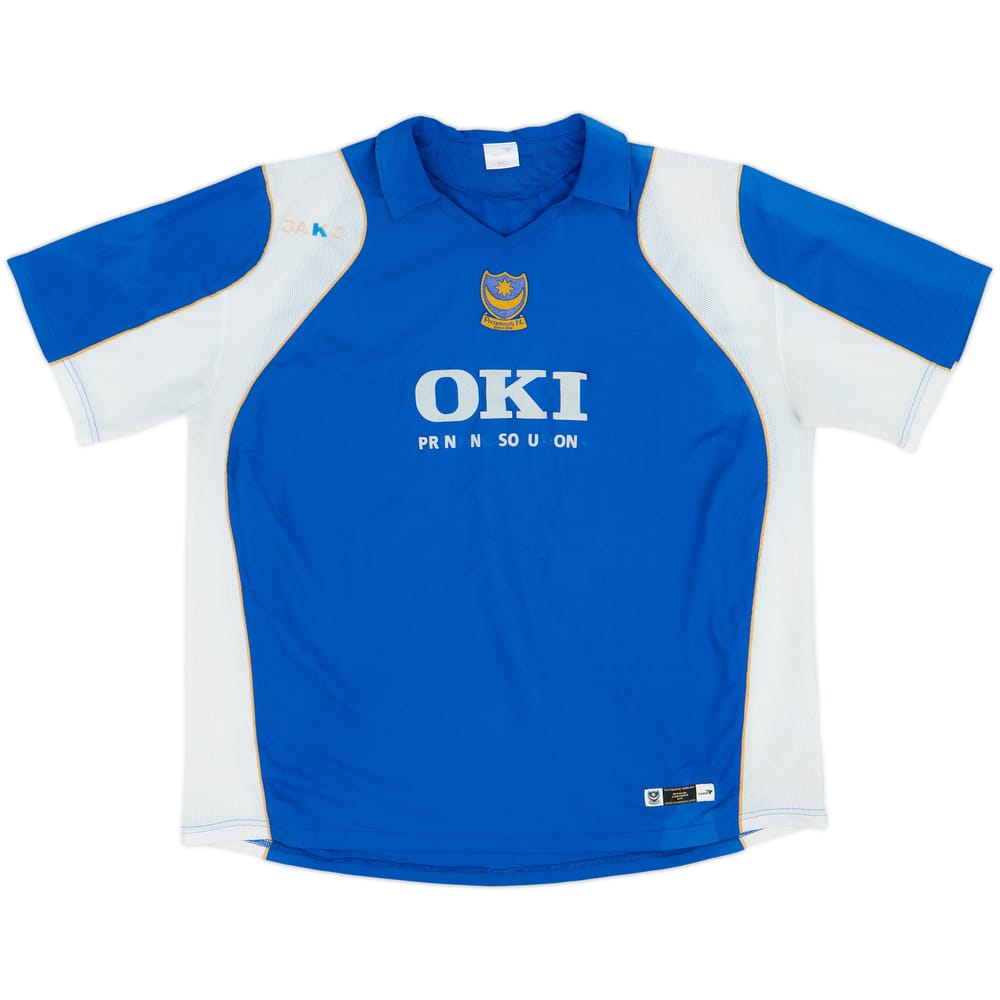 2006-07 Portsmouth Home Shirt - 4/10 - (XXL)