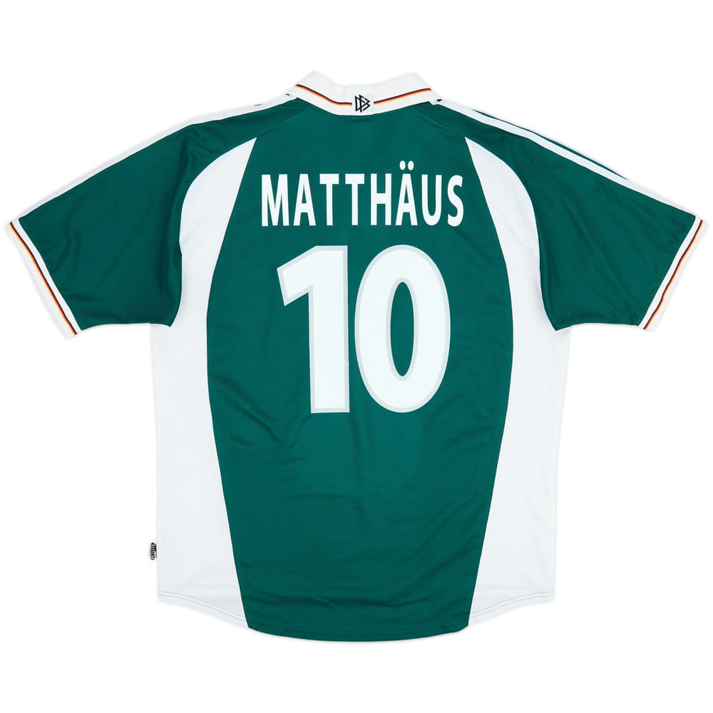 2000-02 Germany Away Shirt Matthaus #10 - 6/10 - (XL)