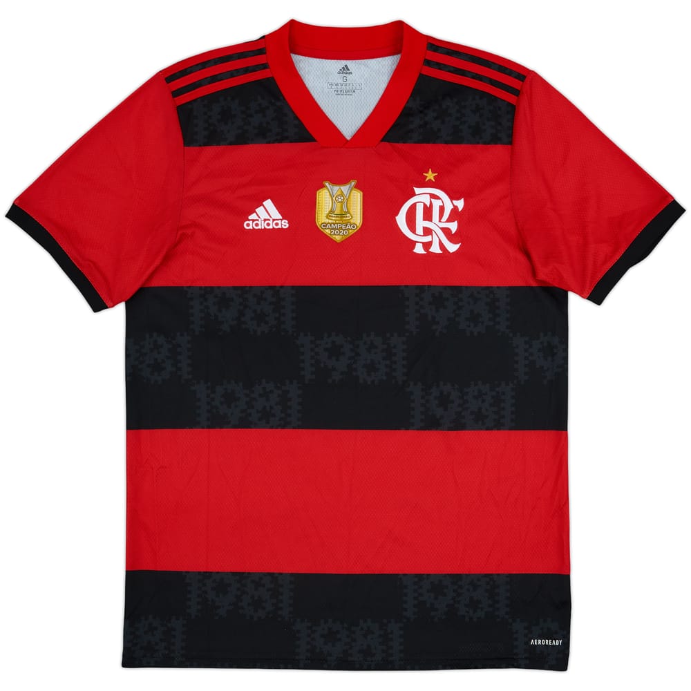 2021 Flamengo Home Shirt - 9/10 - (L)