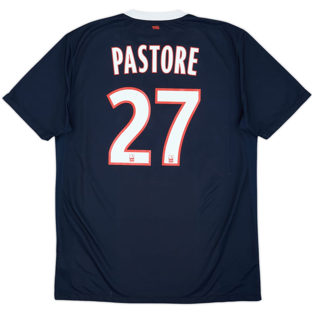 2011-12 Paris Saint-Germain Home Shirt Pastore #27 - 8/10 - (L)