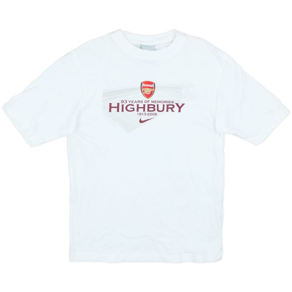 2005-06 Arsenal Nike Cotton Tee - 6/10 - (S)