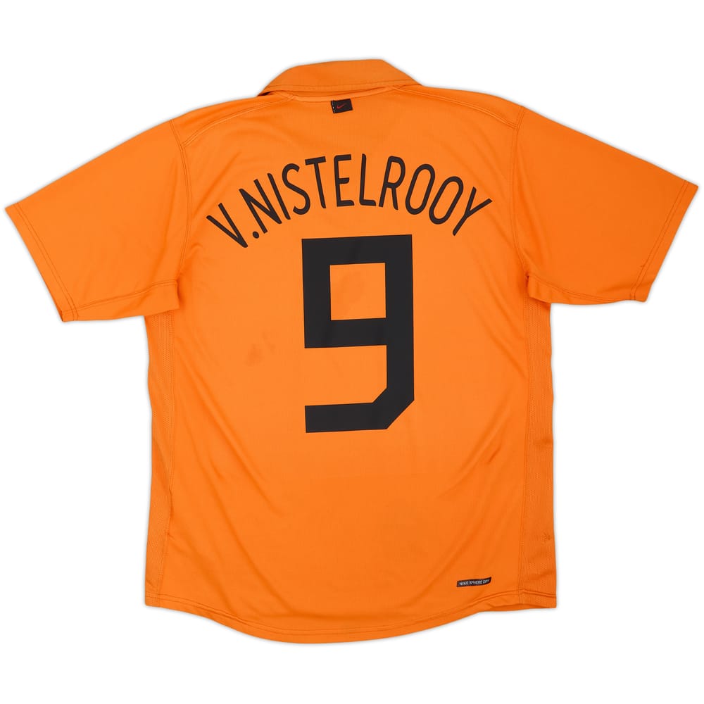 Camiseta de local de Netherlands 2006-08 V.Nistelrooy #9 - 3/10 - (M)