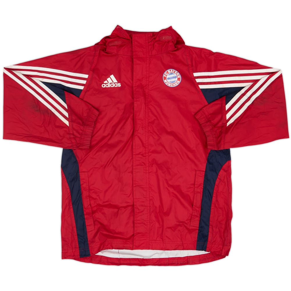 2003-04 Bayern Munich adidas Hooded Rain Jacket - 6/10 - (XL.Boys)