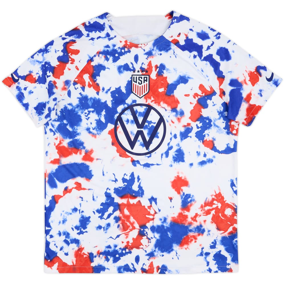 2022-23 USA Nike Pre-Match Training Shirt - 8/10 - (XL)