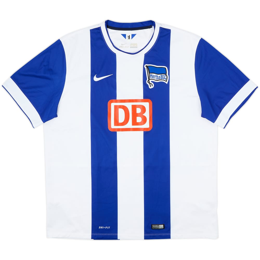2014-15 Hertha Berlin Home Shirt - 7/10 - (XXL)