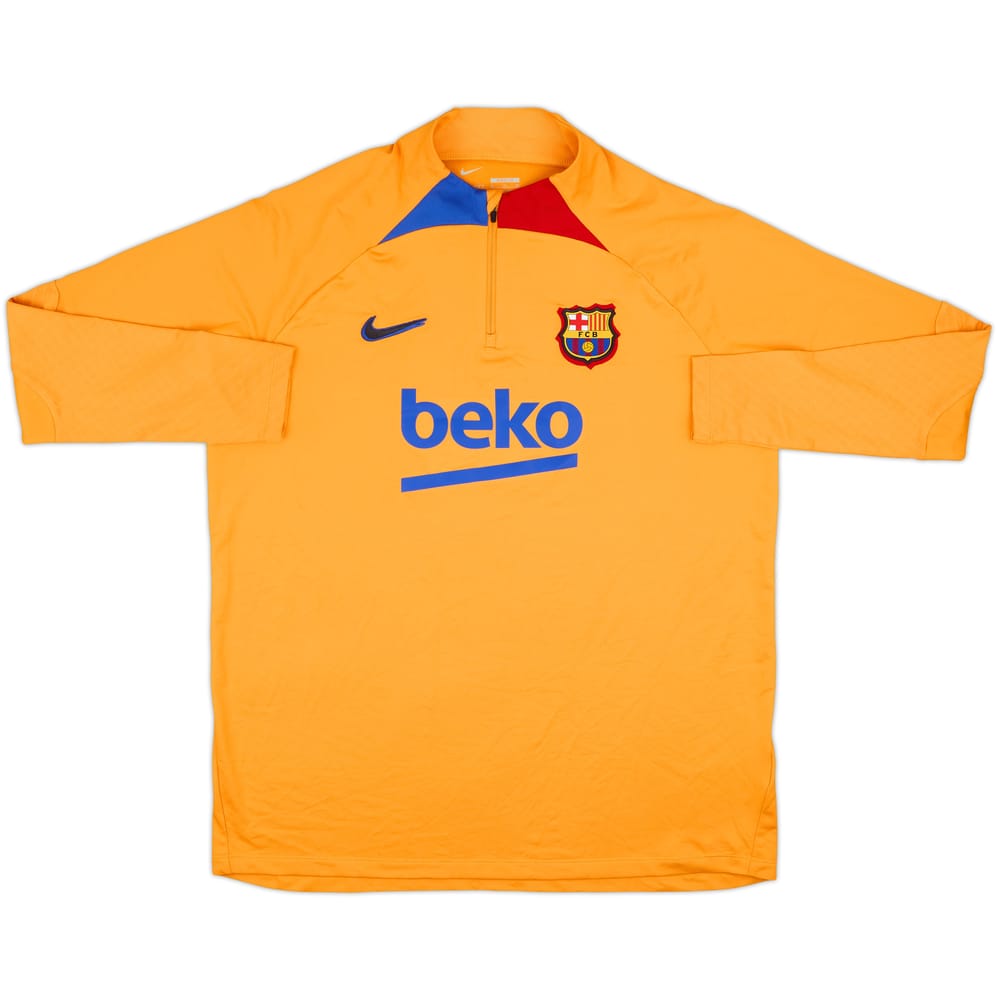 2022-23 Barcelona Nike 1/4 Zip Drill Top - 10/10 - (XL)