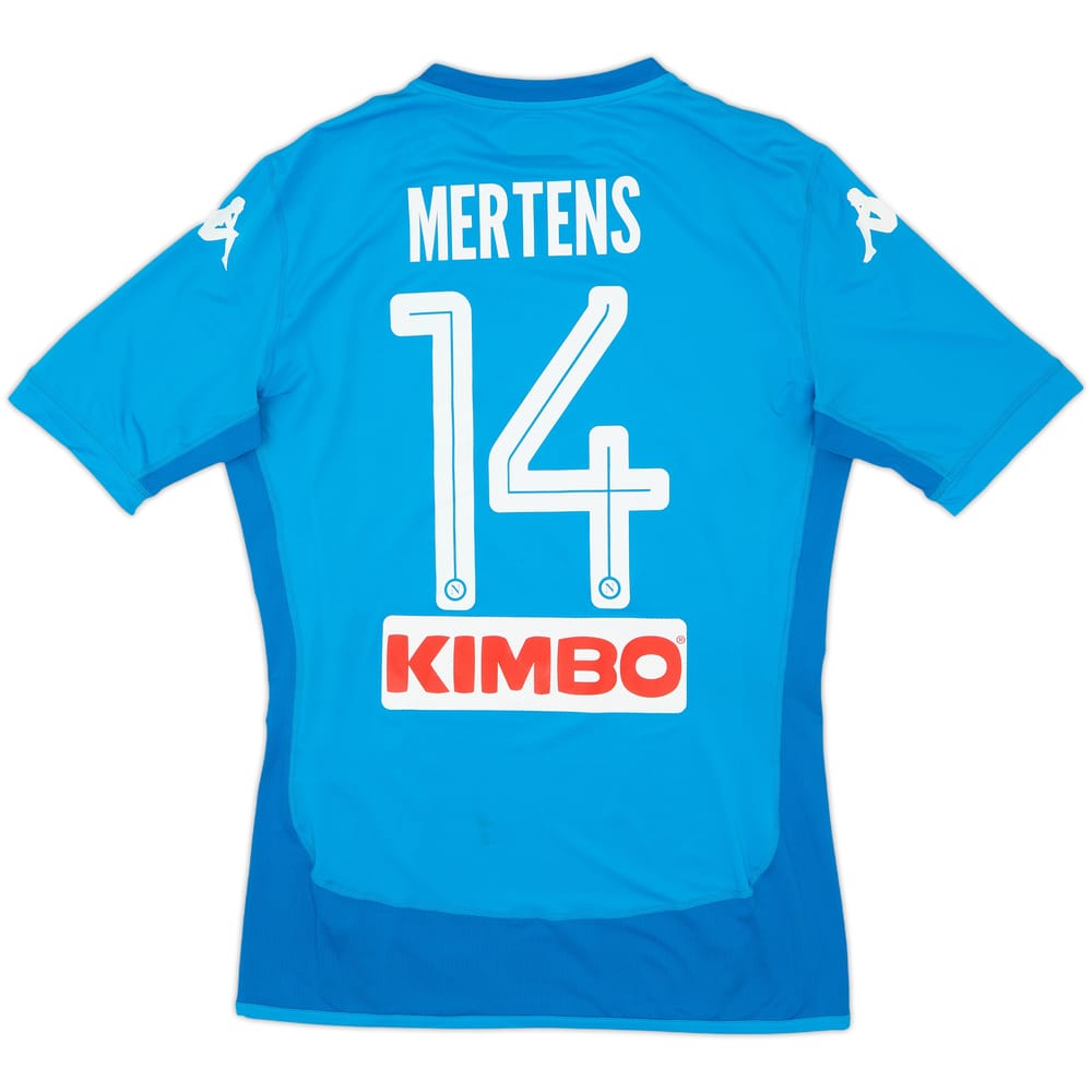 2017-18 Napoli Home Shirt Mertens #14 - 6/10 - (XXL)