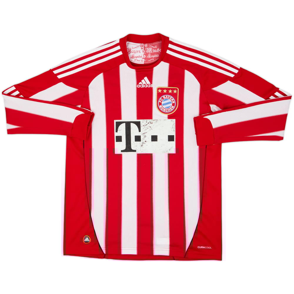 2010-11 Bayern Munich Home L/S Shirt - 5/10 - (XL.Boys)