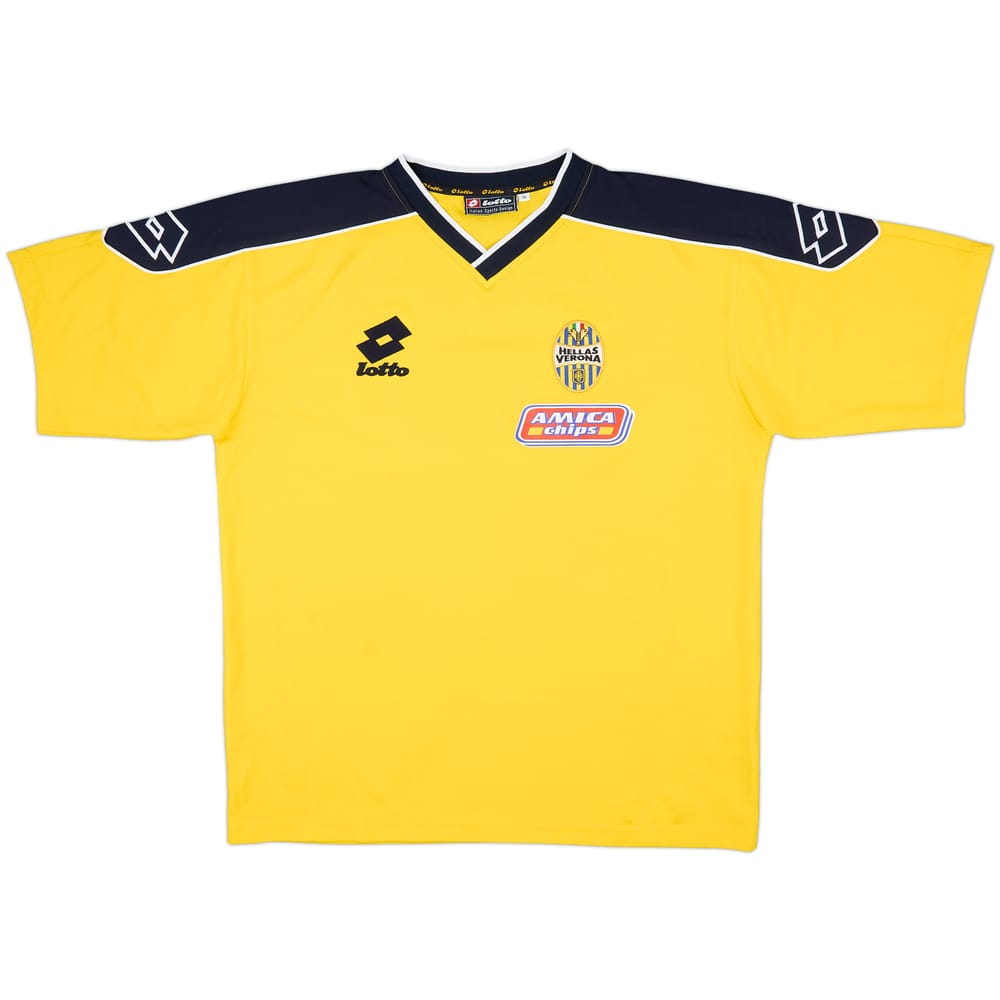 2000-02 Hellas Verona Lotto Camiseta de Entrenamiento - 7/10 - (XL)
