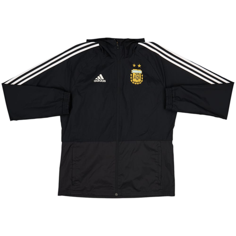 2017-18 Argentina adidas Hooded Track Jacket - 8/10 - (M)