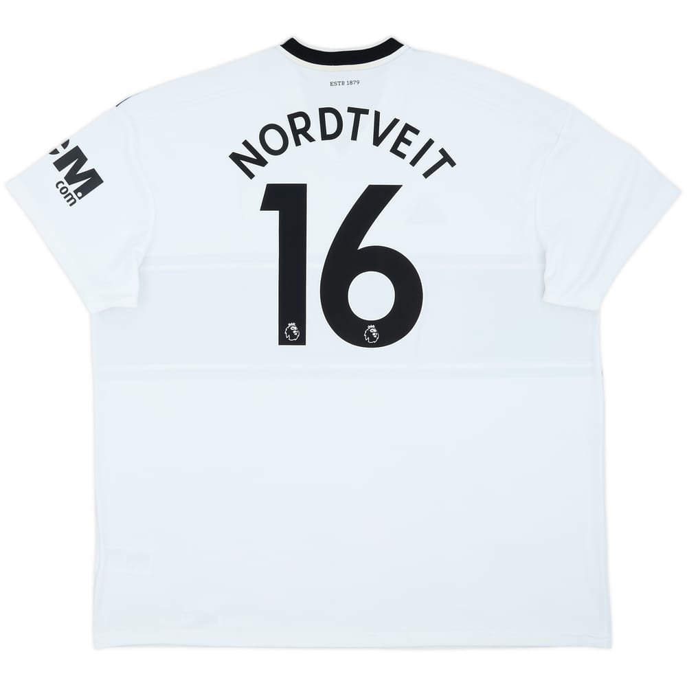 2018-19 Fulham Home Shirt Nordtveit #16 - 8/10 - (3XL)