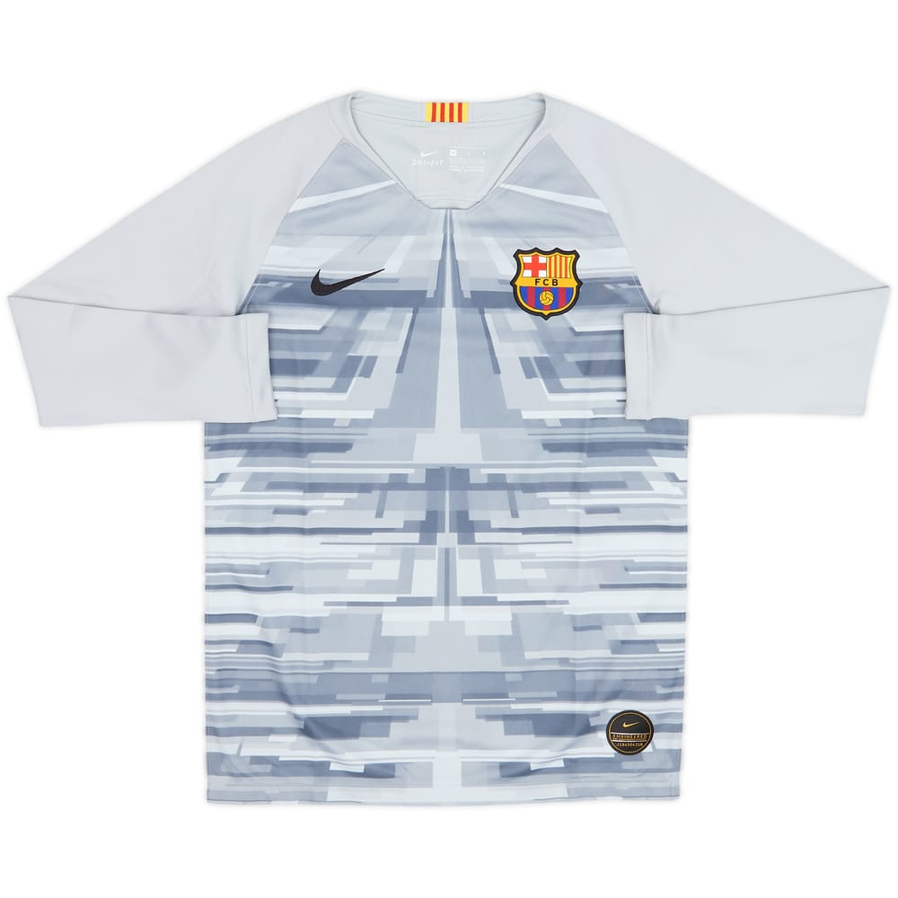 2019-20 Barcelona GK Shirt - 10/10 - (M.Boys)
