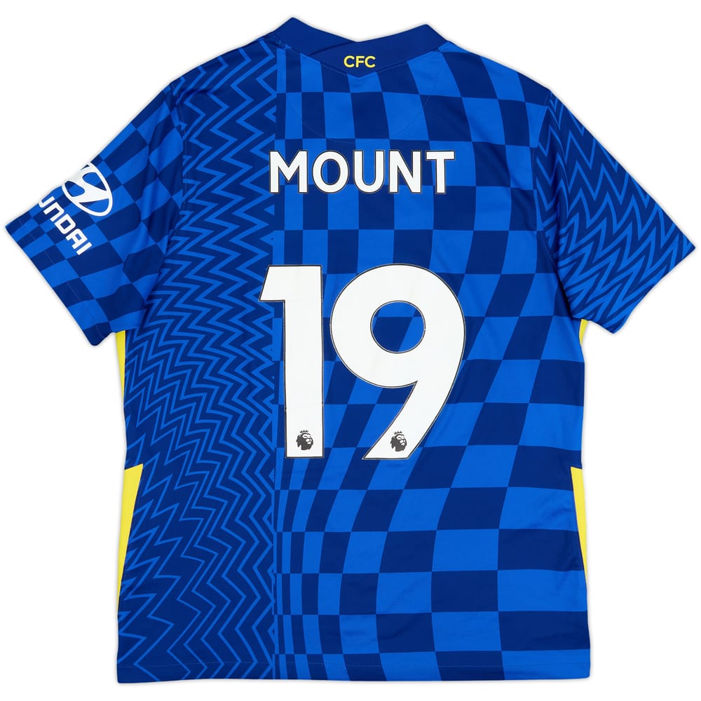 2021-22 Chelsea Home Shirt Mount #19 - 9/10 - (L)