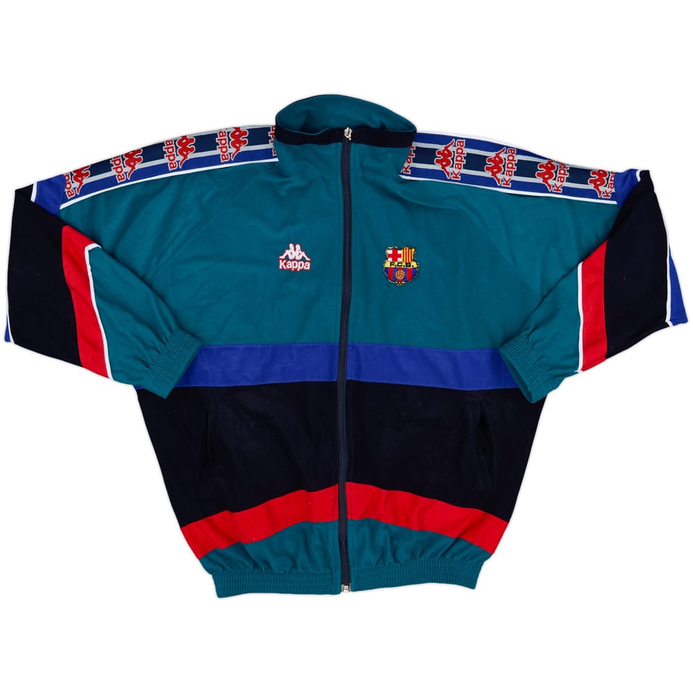 1995-97 Barcelona Kappa Track Jacket - 8/10 - (L)