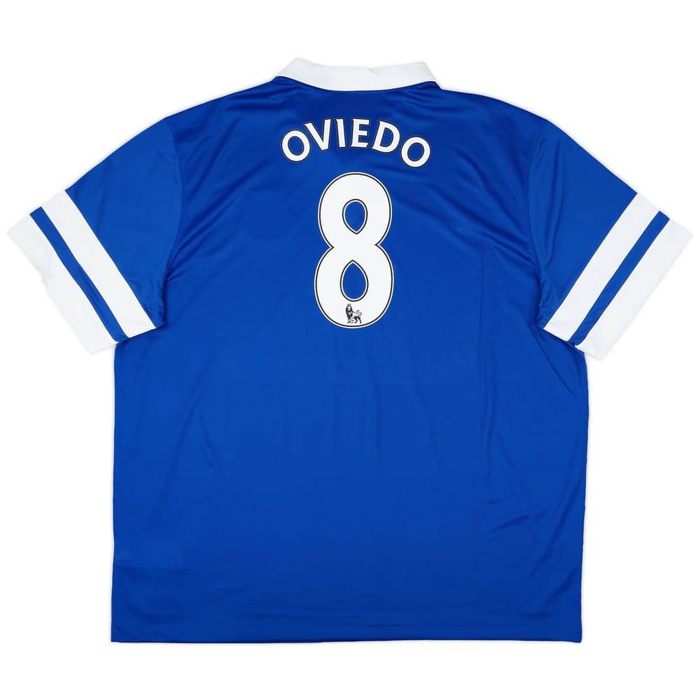 2013-14 Everton Home Shirt Oviedo #8 - 8/10 - (3XL)