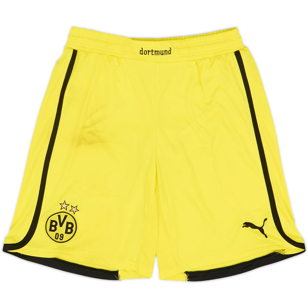 2013-14 Borussia Dortmund Home Shorts - 4/10 - (M)