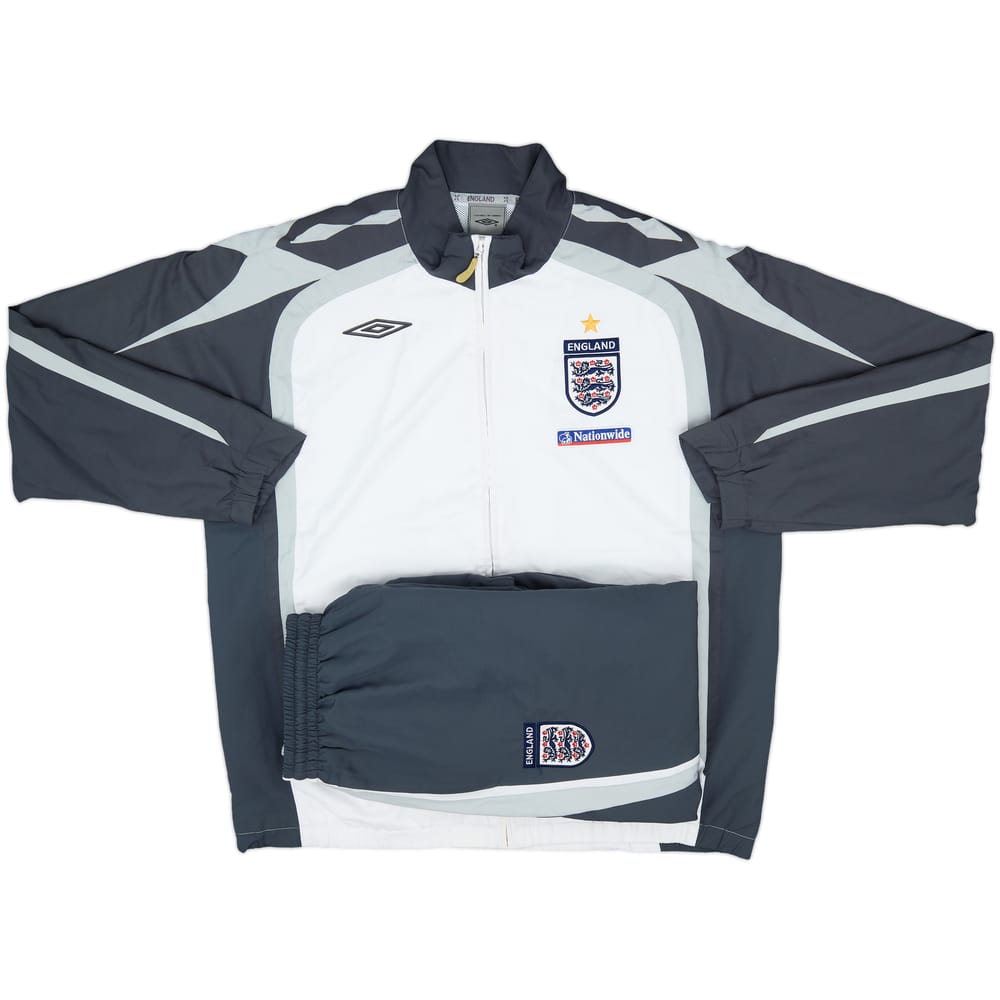 2007-09 England Umbro Tracksuit - 9/10 - (XL)