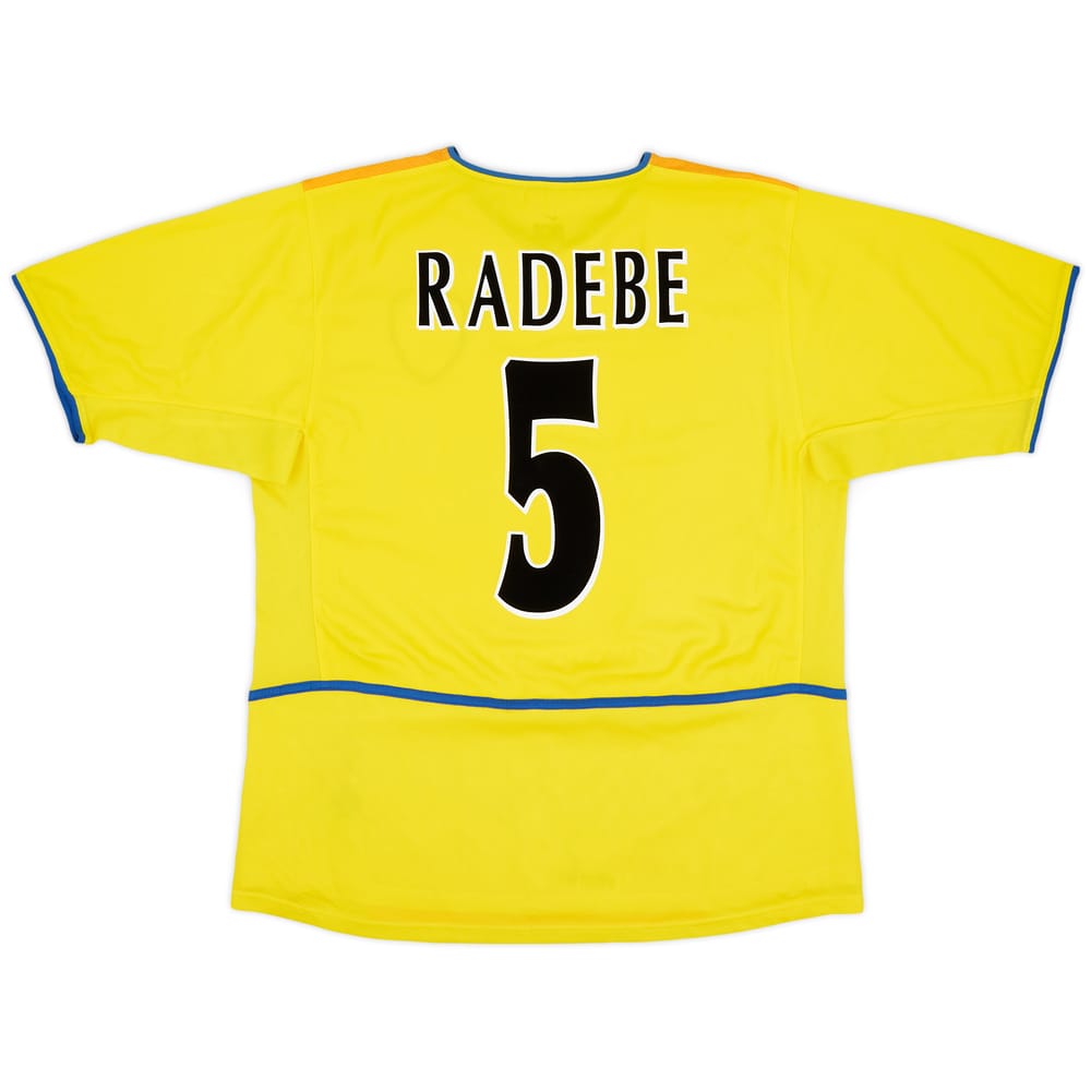 2000-02 Leeds United Away Shirt Radebe #5 - 8/10 - (L)