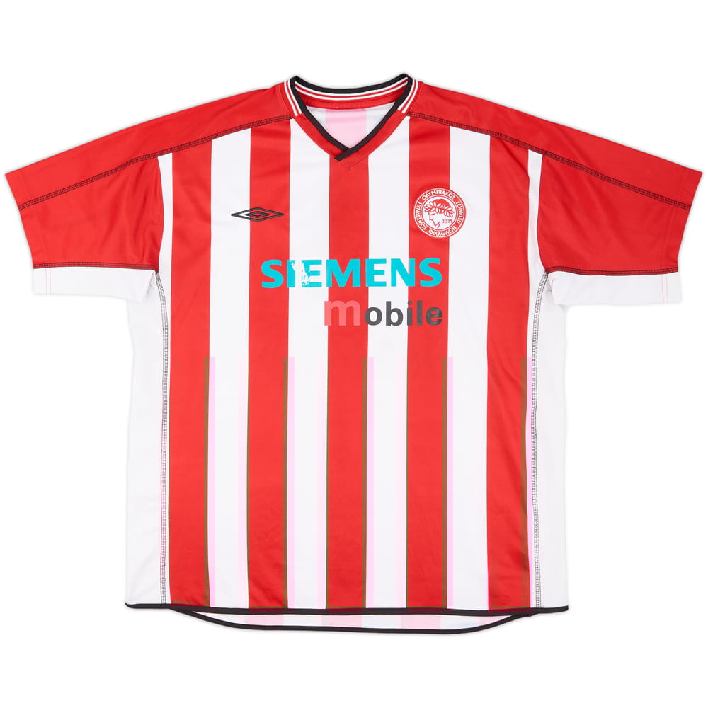 2002-03 Olympiakos Home Shirt - 6/10 - (XL)
