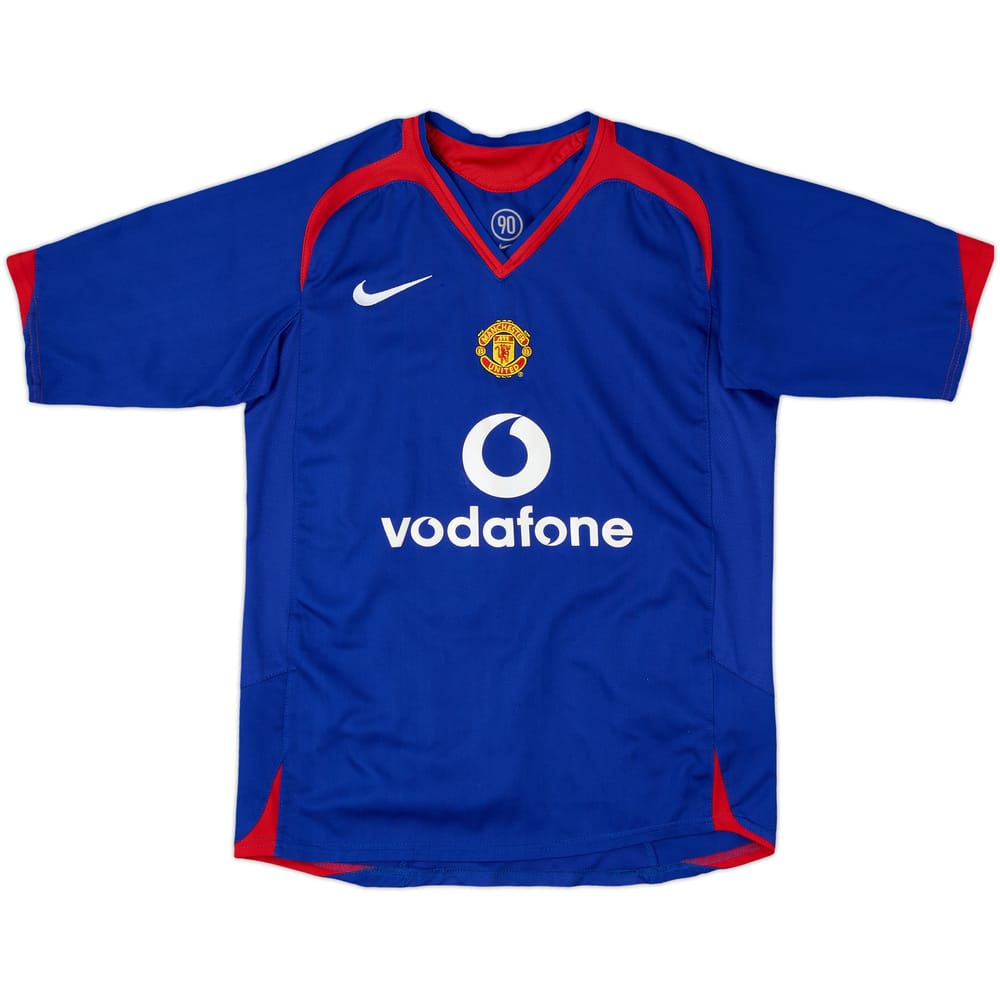 2005-06 Manchester United Away Shirt - 7/10 - (L.Boys)