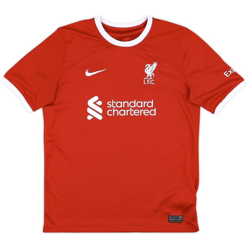 2023-24 Liverpool Home Shirt - 9/10 - (XL.Boys)