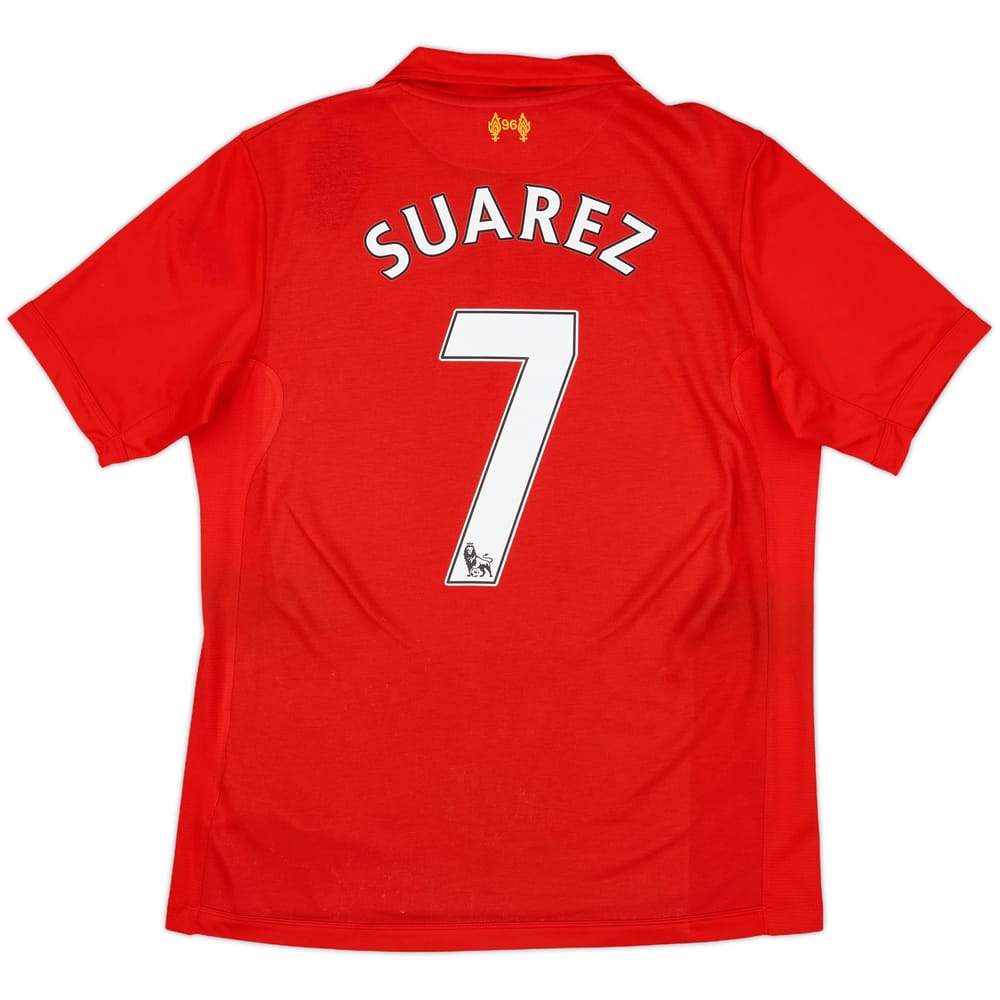 2012-13 Liverpool Home Shirt Suarez #7 - 6/10 - (M)