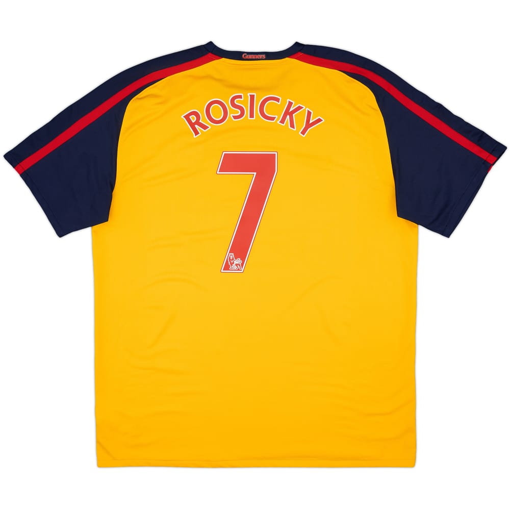 2008-09 Arsenal Away Shirt Rosicky #7 - 7/10 - (XL)