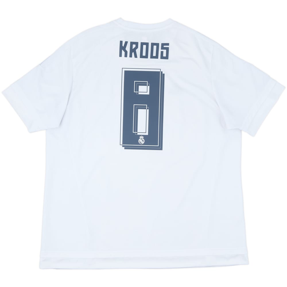 2015-16 Real Madrid Home Shirt Kroos #8 - 7/10 - (XXL)