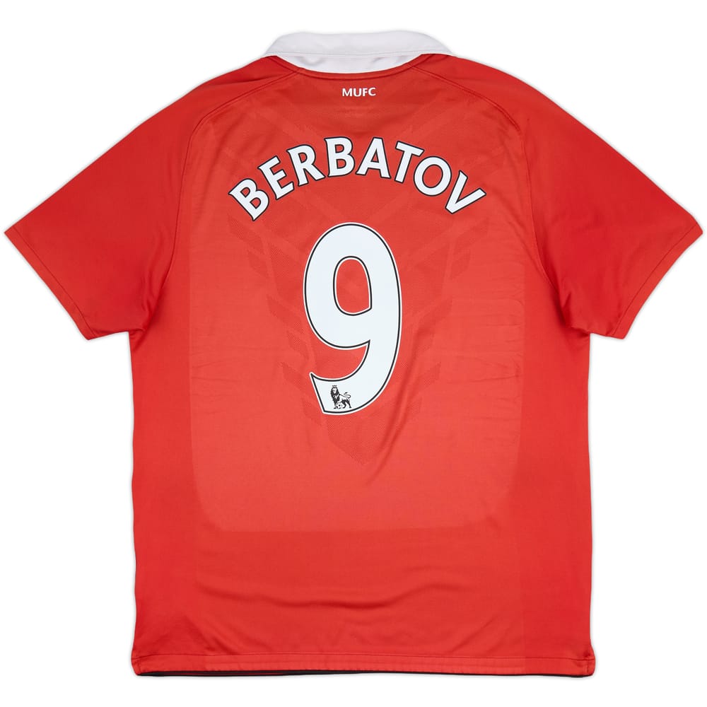 2010-11 Manchester United Home Shirt Berbatov #9 - 5/10 - (L)