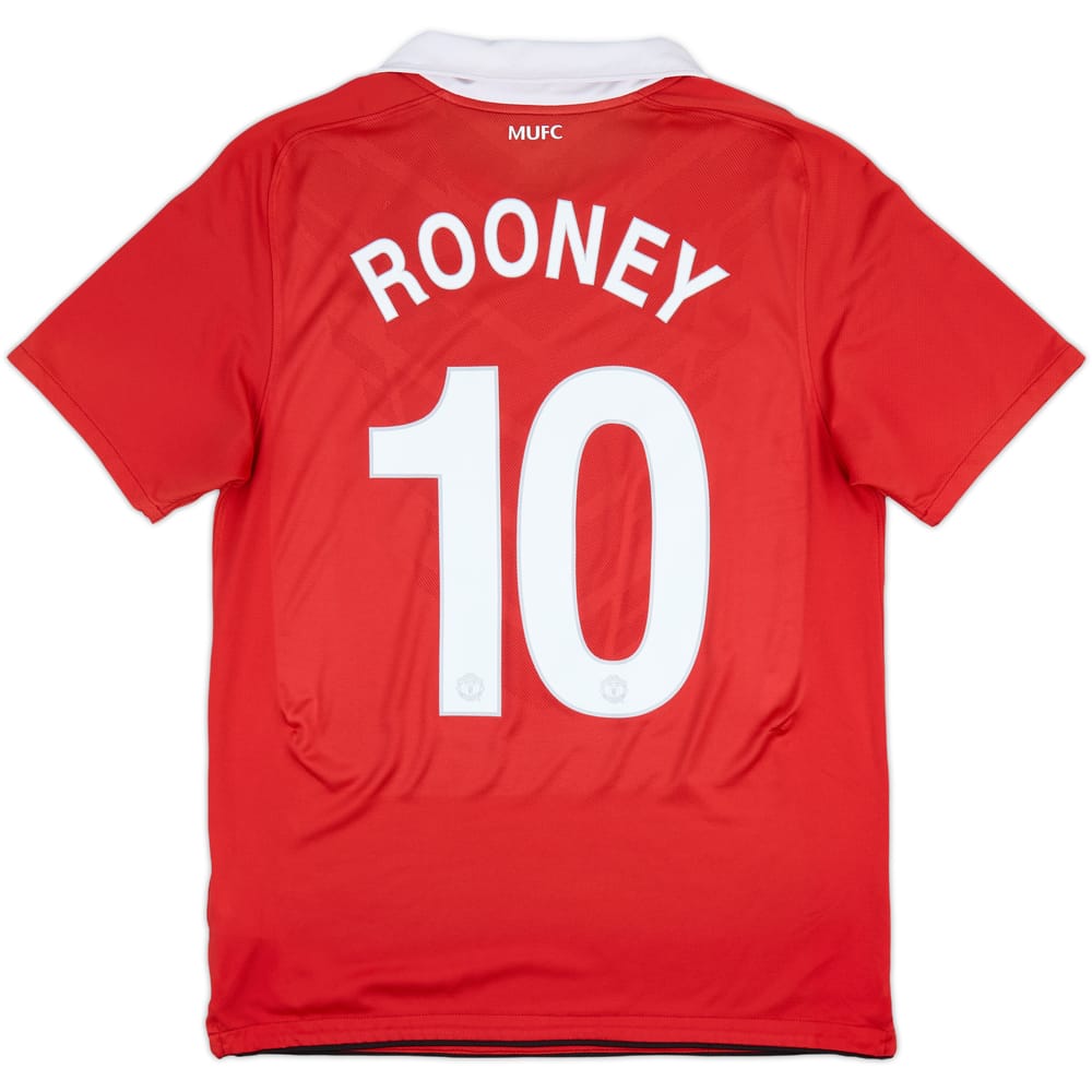 2010-11 Manchester United Home Shirt Rooney #10 - 6/10 - (M)