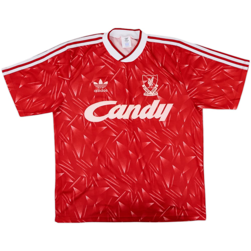 1989-91 Liverpool Home Shirt - 8/10 - (M/L)