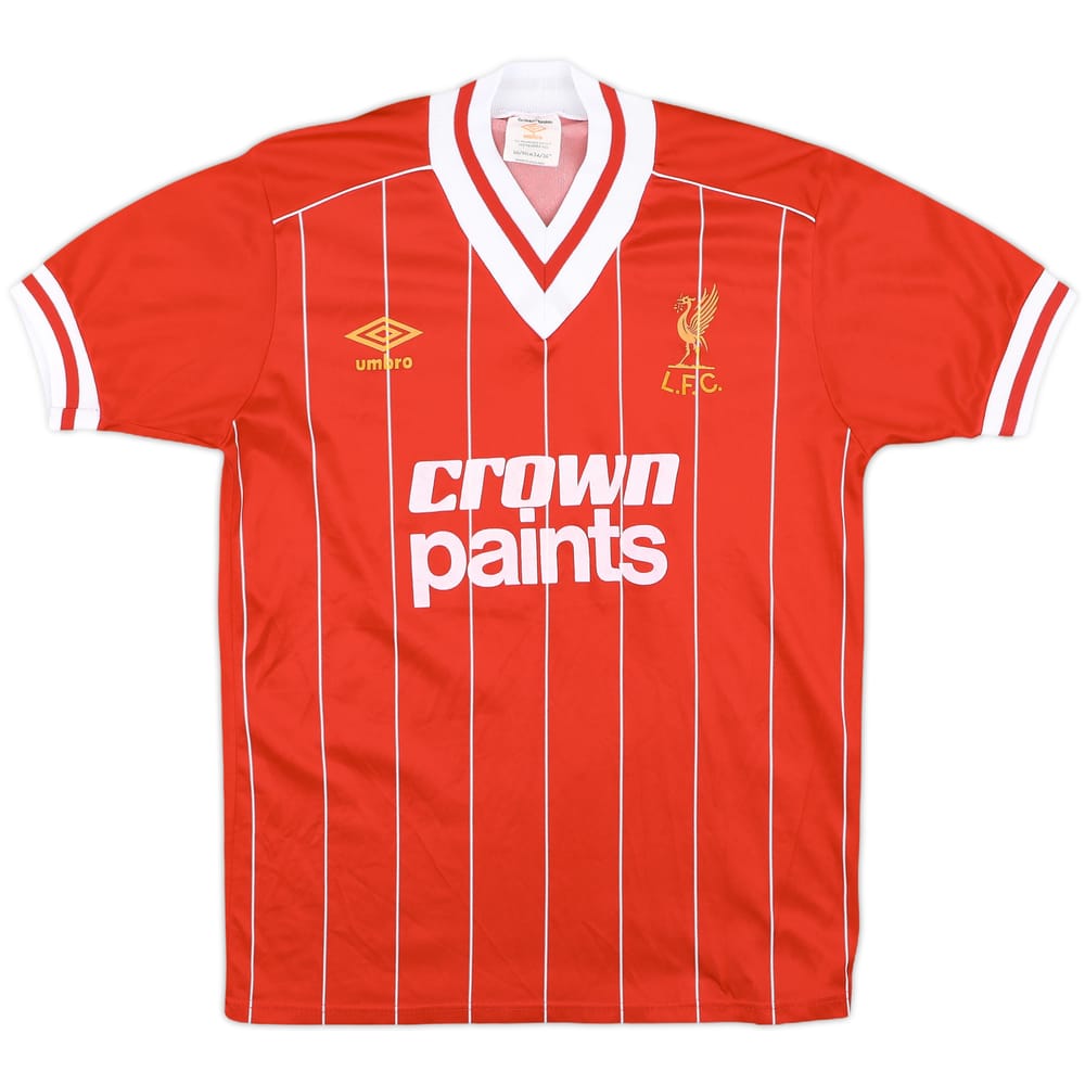 1982-85 Liverpool Home Shirt - 8/10 - (S)