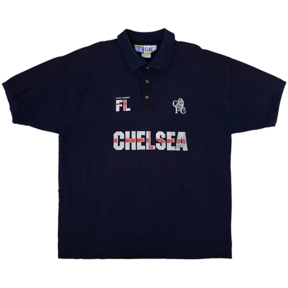 2002-03 Chelsea 'Frank Lampard' Polo Shirt - 8/10 - (XL)
