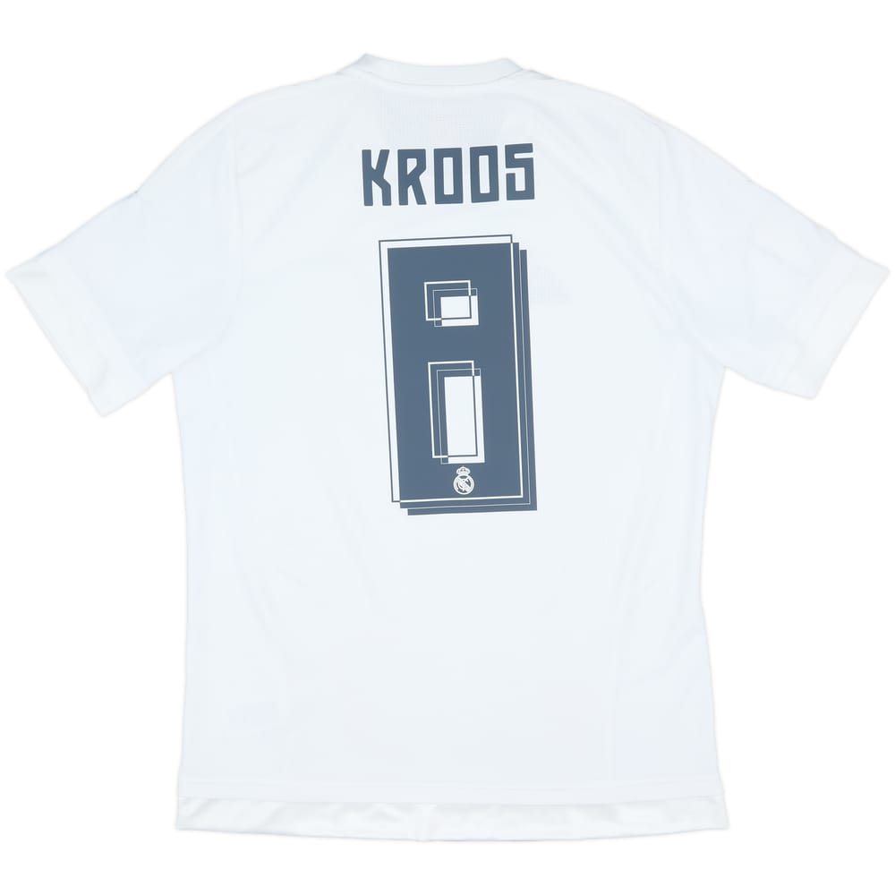 2015-16 Real Madrid Home Shirt Kroos #8 - 6/10 - (M)