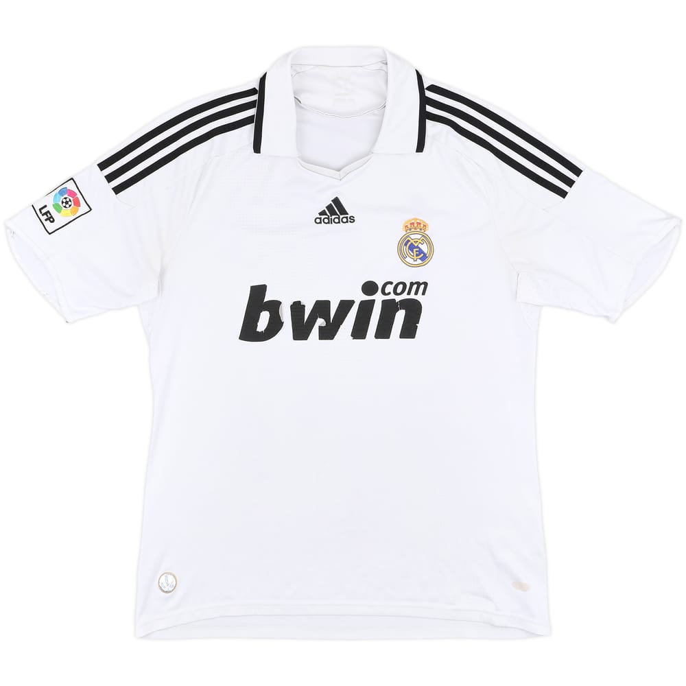 2008-09 Real Madrid Home Shirt - 4/10 - (L)