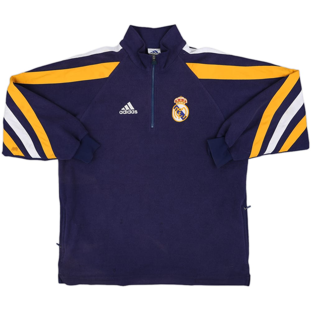 1998-99 Real Madrid adidas 1/4 Zip Fleece Top - 5/10 - (M)