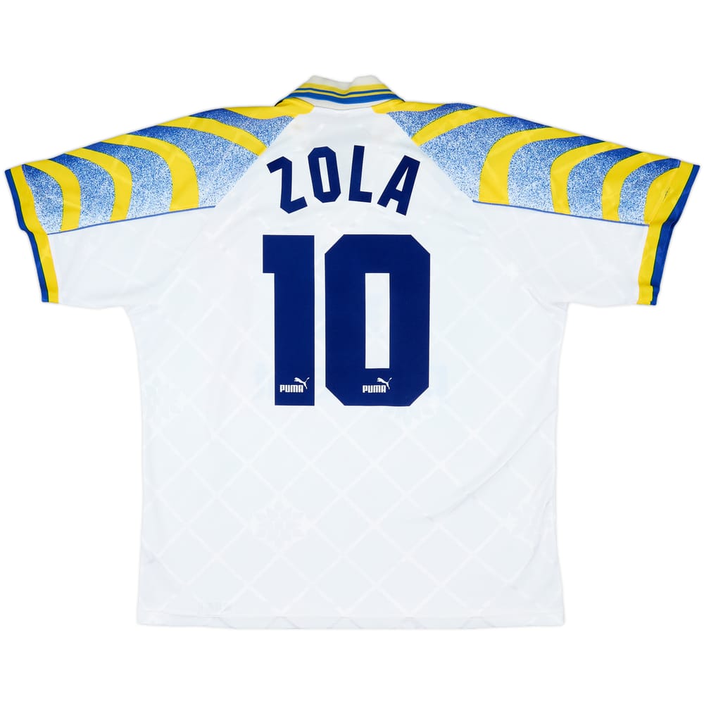 1995-97 Parma Home Shirt Zola #10 - 8/10 - (L)