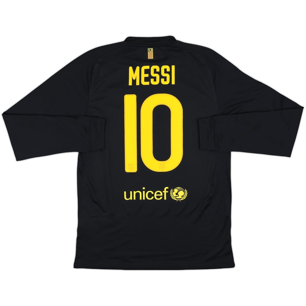2011-12 Barcelona Away L/S Shirt Messi #10 - 9/10 - (M)