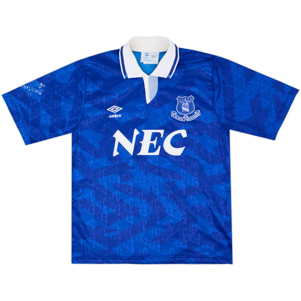 1991-93 Everton Home Shirt - 6/10 - (L)