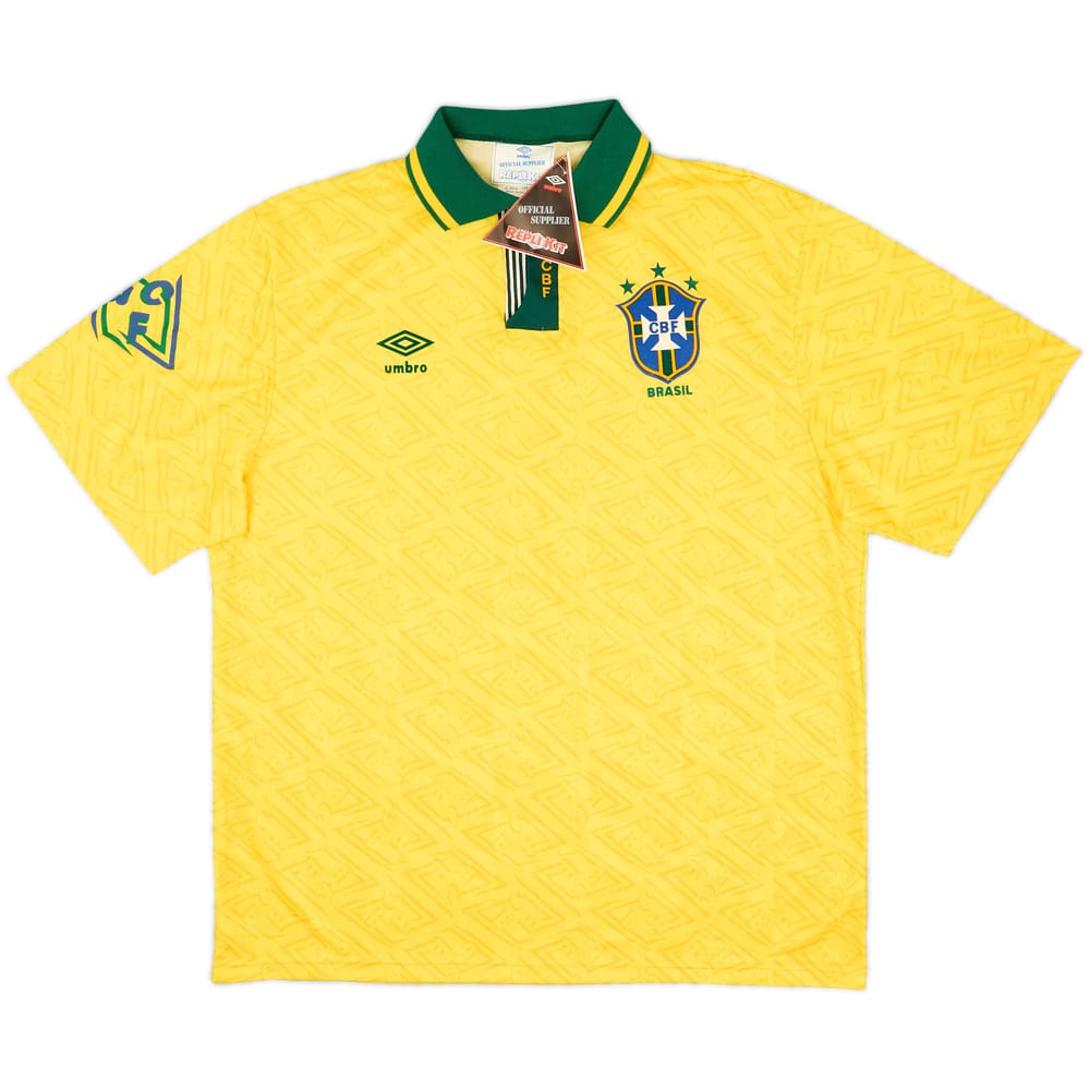 Camiseta de local de Brasil 1991-93 (XL)