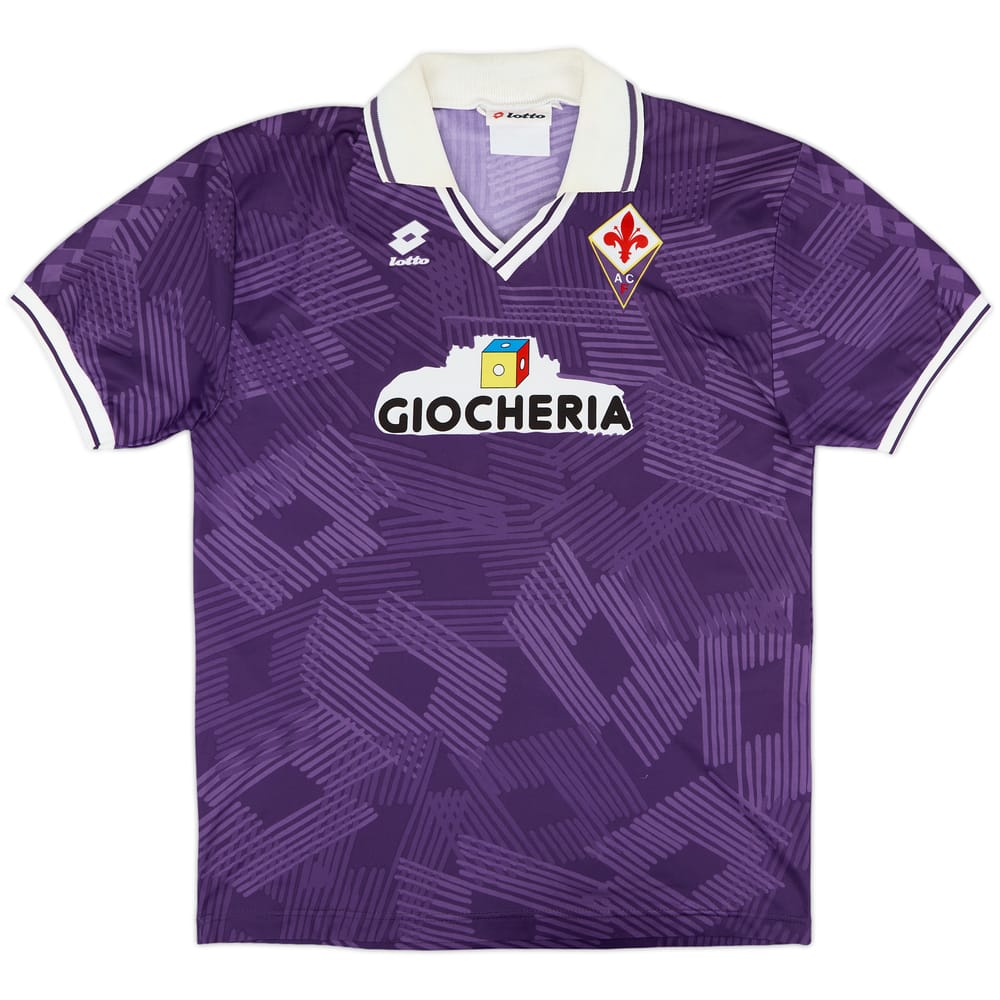 1991-92 Fiorentina Home Shirt - 6/10 - (XL)