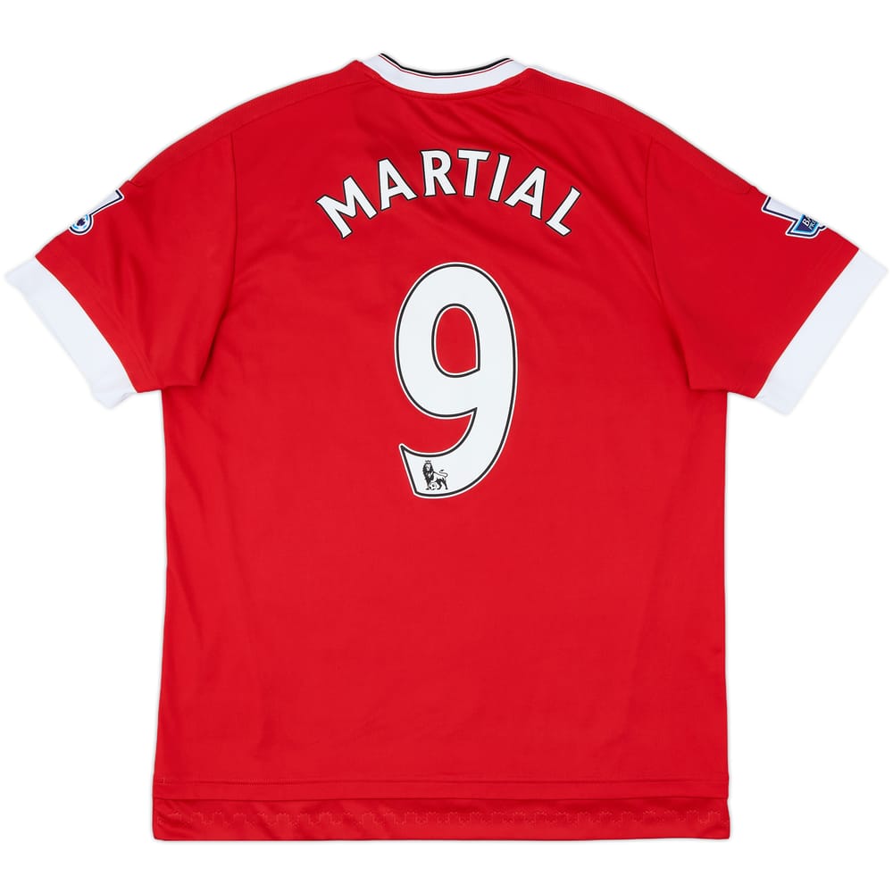 2015-16 Manchester United Home Shirt Martial #9 - 7/10 - (L)