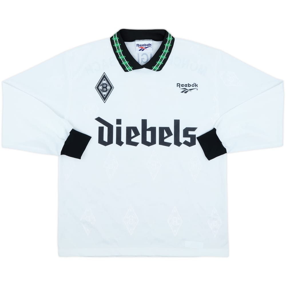 1995-96 Borussia Monchengladbach Home L/S Shirt - 8/10 - (S)