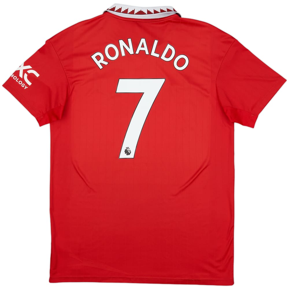 2022-23 Manchester United Home Shirt Ronaldo #7 - 6/10 - (L)