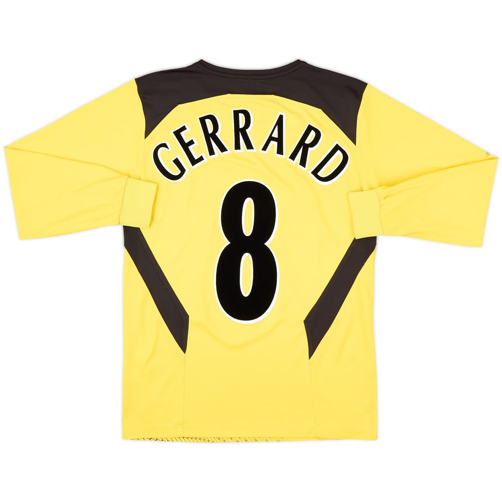 2004-06 Liverpool Away L/S Shirt Gerrard #8 - 8/10 - (XS)