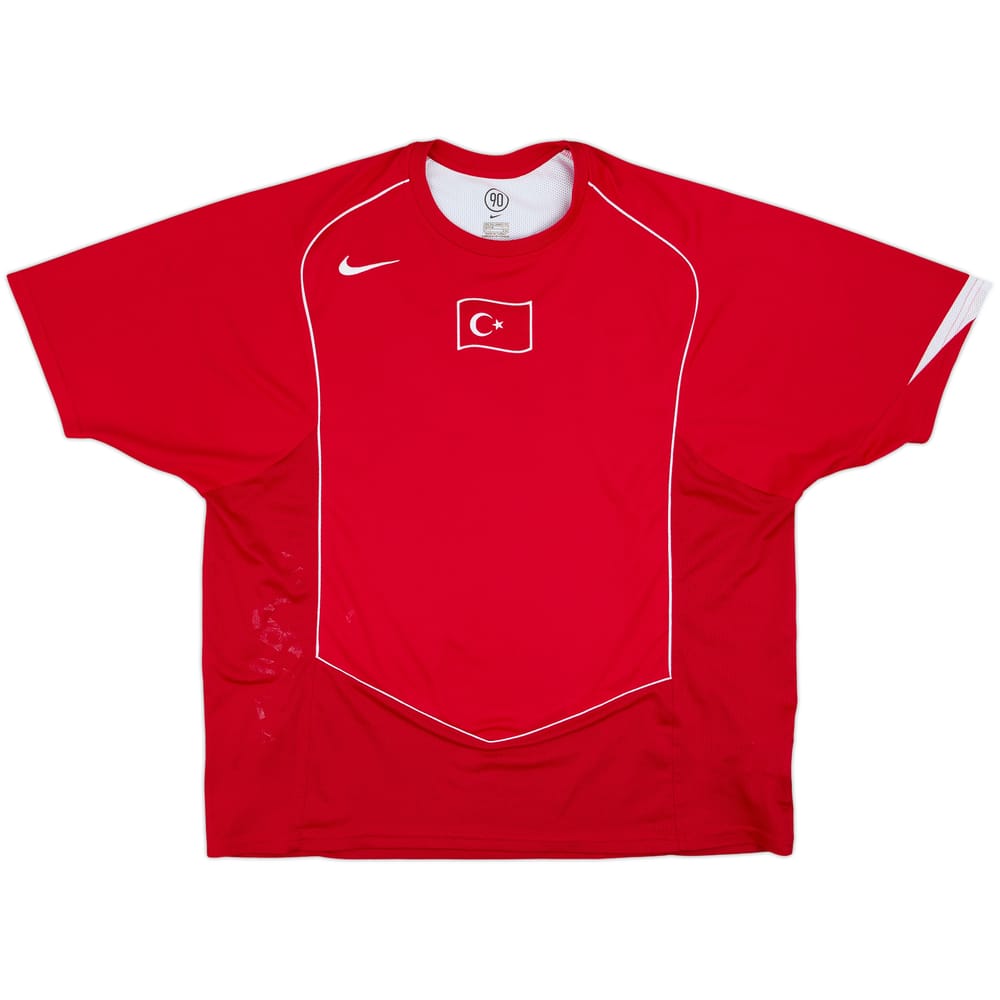 2004-06 Turkey Basic Home Shirt - 6/10 - (XXL)
