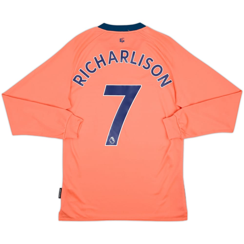 2019-20 Everton Away L/S Shirt Richarlison #7 - 8/10 - (S)
