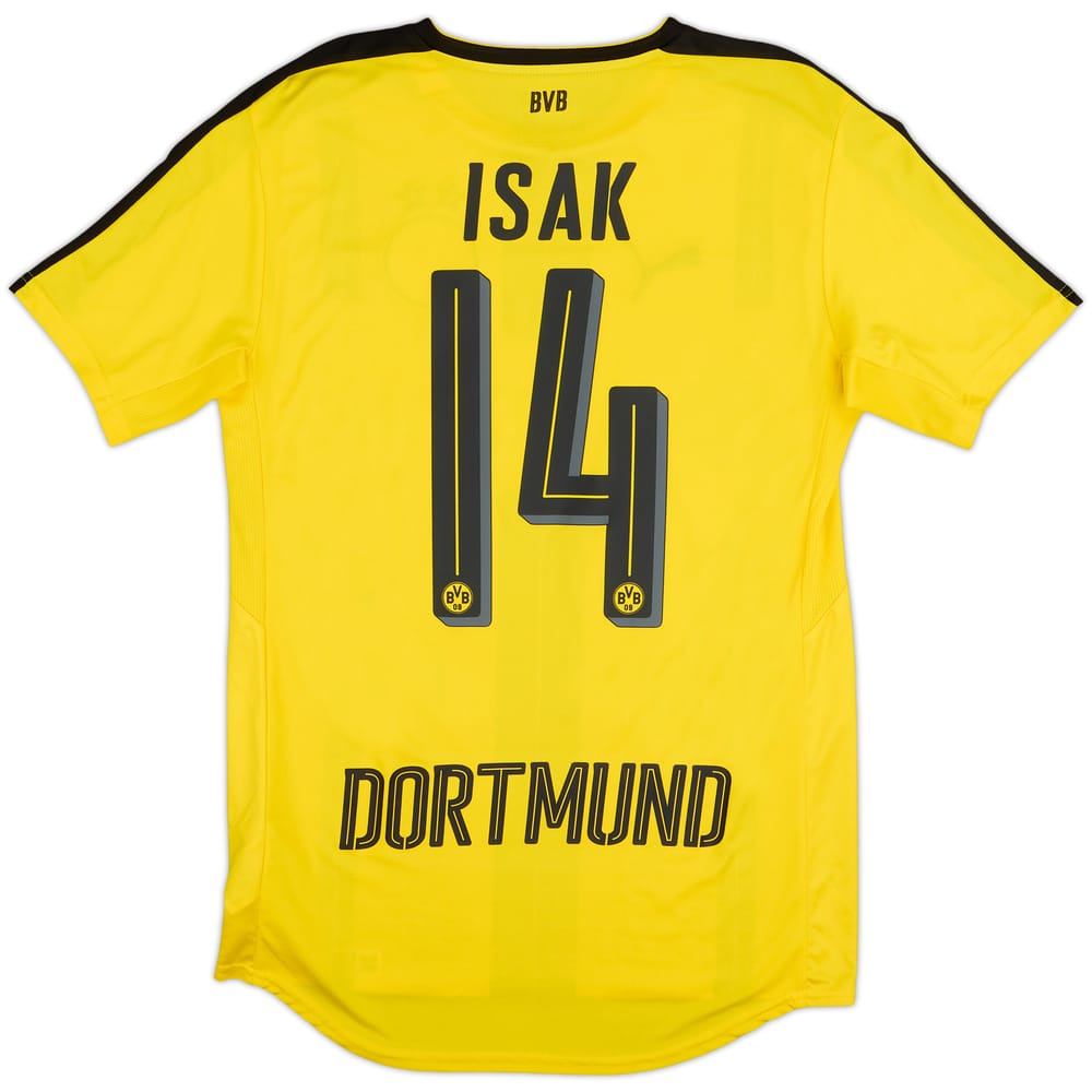 2016-17 Borussia Dortmund Home Shirt Isak #14 - 8/10 - (S)