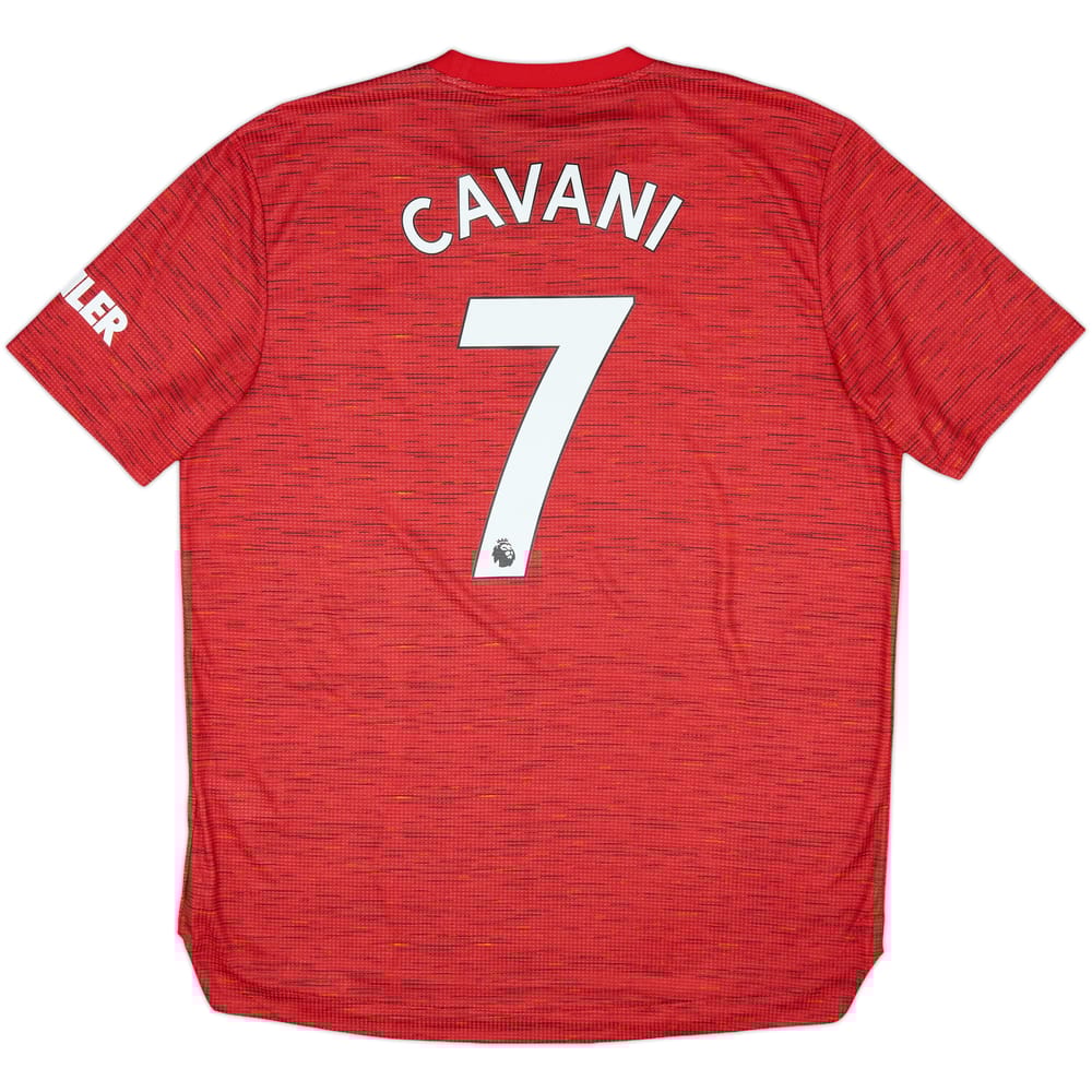 2020-21 Manchester United Authentic Home Shirt Cavani #7 - 9/10 - (XL)